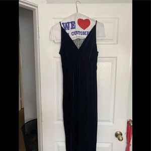 Scott McClintock Black Velvet dress